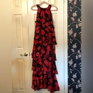 New with tags Tahari ruffle maxi size 14
